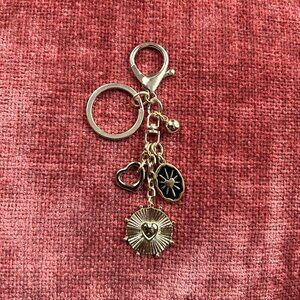 New HEARTS and HEARTS Bag Charm Gold Tone 💕